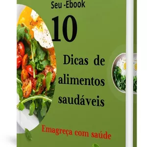 Imagem de capa para o Ebook  "Guia Definitivo para Emagrecimento Saudável"
