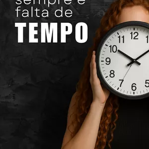 Imagem de capa para o Ebook Nem sempre é falta de tempo 