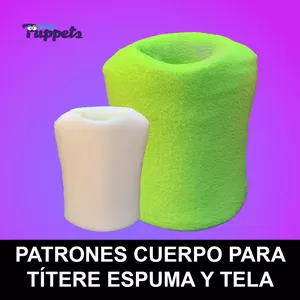 Imagen de portada para Ebook Patrones cuerpo para títeres