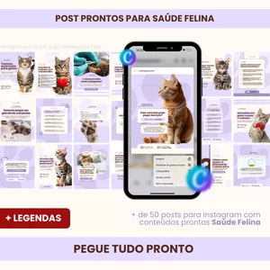 Imagem de PACK PARA SAÚDE FELINA criado por Creative Packs Arts na hotmart