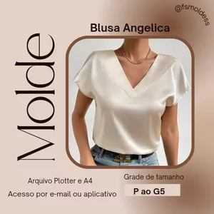 Imagem de capa para o Ebook Molde blusa Angelica 