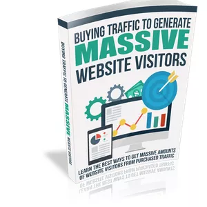 Imagem de capa para o Ebook Comprando tráfego para gerar MASSIVOS visitantes do site