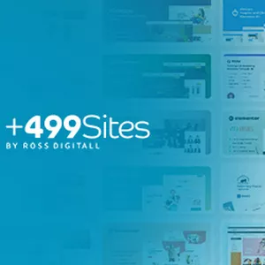 Imagem de capa para o Curso online +499 Modelos de Sites