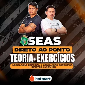 Imagem de capa para o Curso online SEAS 2025 - INTENSIVO DAS LEIS - TEORIA + QUESTÕES (PROCESSO SELETIVO SEAS 2025) RETA FINAL