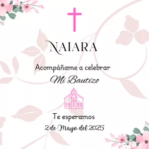 Imagen de portada para Ebook Dulce Bendición - Invitación Bautizo 