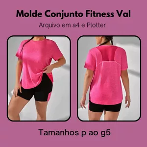 Imagem de capa para o Ebook Molde Conjunto Fitness Val 