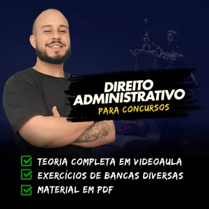 Imagem de capa para o Curso online Direito Administrativo para Concursos