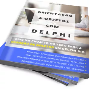 Imagem de capa para o Ebook Orientação a Objetos com Delphi