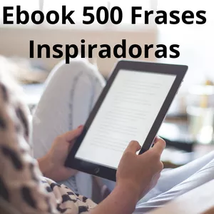 Imagem de capa para o Ebook  500 Frases Inspiradoras e Motivacionais