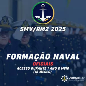 Imagem de capa para o Curso online OFICIAIS (SMV RM2 2025) - Formação Naval para a Marinha