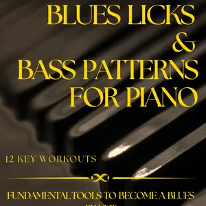 Cover image for Ebook Essential Blues Licks And Left Hand Patterns For Piano