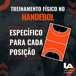 Imagem de capa para o Ebook Treinamento Físico no Handebol: O que trabalhar em cada posição