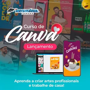 Imagem de capa para o Curso online Mestre do Canva Profissional 2.0 