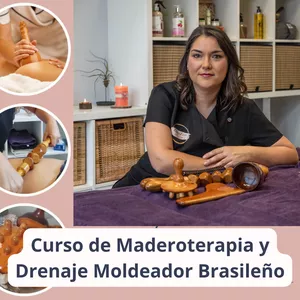 Imagen de portada para Curso online MADEROTERAPIA Y DRENAJE MOLDEADOR BRASILEÑO