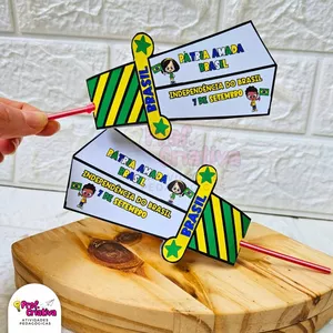 Imagem de capa para o Ebook PORTA-PIRULITO - INDEPENDÊNDIA DO BRASIL  - 💡PROF CRIATIVA