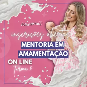 Imagem de capa para o Evento presencial Mentoria online em amamentação para profissionais