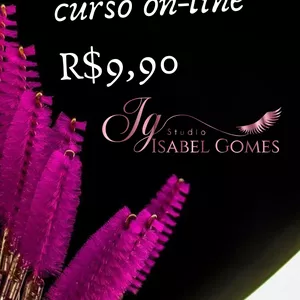 Imagem de capa para o Curso online Curso on-line cílios postiços look francês 