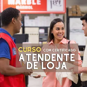 Imagem de capa para o Curso online ATENDENTE DE LOJA
