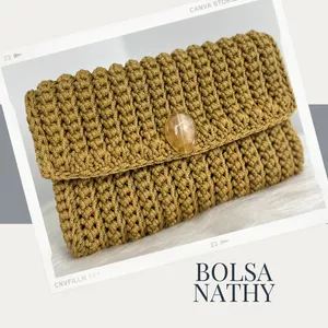 Bolsa Nathy - Curso de Crochê>