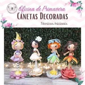 Imagem de capa para o Curso online Canetas Decoradas de Primavera