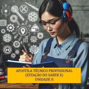 Imagem de capa para o Curso online Apostila Editável da Unidade II da ESTAÇÃO DO SABER X (TÉCNICO PROFISSIONAL) - 1º Integral 7h/Ensino Médio. Itinerário: Integrado Transdisciplinar