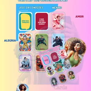 Imagem de capa para o Curso online Cartas das Emoções: Aprendendo a Identificar e Lidar com Sentimentos