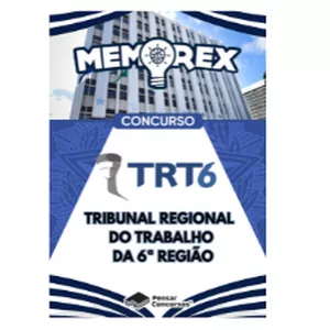 Imagem do curso Memorex TRT 6 PE (Analista Judiciário - Área Judiciária)