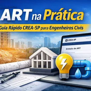 Imagem do curso ART na Prática – Guia Rápido de Emissão de ART no CREA-SP para Engenheiros Civis