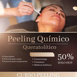 Imagen de portada para Curso online Curso Peeling Químico Queratolítico