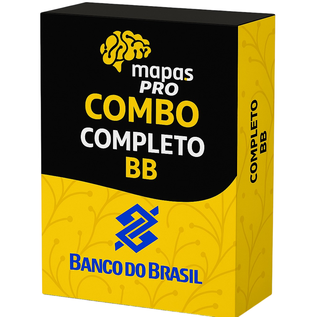 Imagem do curso Combo Banco do Brasil - BB - Mapas Mentais e Resumos Esquematizados