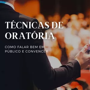 Imagem de capa para o Ebook Técnicas de oratória: como falar bem em público e convencer