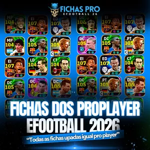 Imagem de capa para o Curso online Fichas Pro Player's - Todas as fichas do eFootball 2026