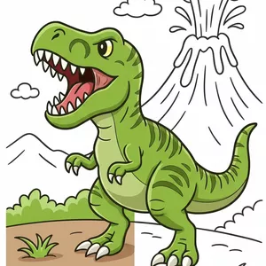 Cover image for Ebook DINOSAUR ART BOOK