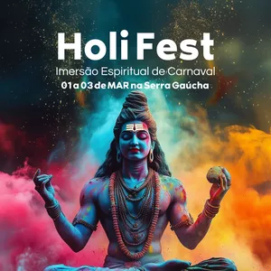Imagem de capa para o Evento presencial Holi Fest - Imersão Espiritual de Carnaval