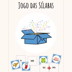 Imagem de capa para o Ebook Jogo das Sílabas Abacada
