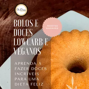Imagem de capa para o Ebook Os Doces LowCarb da MySweet