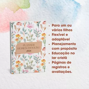 Imagem de capa para o Ebook Planner da Mãe Educadora Cristã - 2026