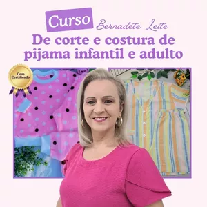 Imagem de capa para o Curso online Pijamas infantil e adulto