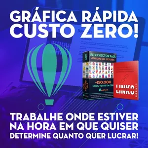 Imagem de capa para o Curso online GRÁFICA RÁPIDA CUSTO ZERO 