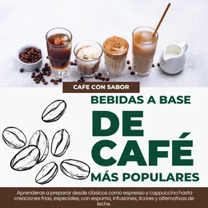 Imagen de portada para Ebook Cafe con Sabor: Bebidas a base de Café más populares