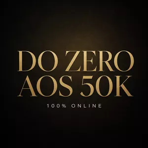 Imagem do curso Do Zero aos 50k 100% Online