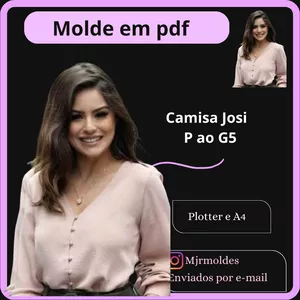 Imagem de capa para o Ebook Molde camisa Josi 