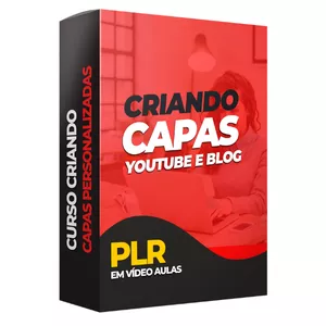 Imagem de capa para o Curso online  CRIANDO CAPAS YOUTUBE E BLOGS