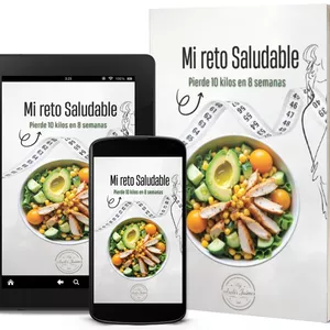 Imagen de portada para Ebook Mi reto saludable, pierde 10 kilos en 8 semanas