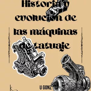 Imagen de portada para Ebook HISTORIA Y EVOLUCIÓN DE LAS MÁQUINAS DE TATUAR