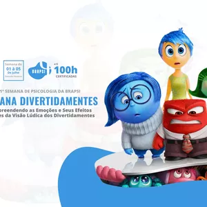 Imagem de capa para o Curso online Curso Emoções e Psicologia a Partir de uma Visão Lúdica do Filme Divertidamente