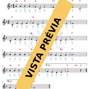 Imagem de capa para o Ebook 🎼 Love me tender - Aura Lee - 200 - Elvis Presley - Tutorial Partitura e Teclado Fácil