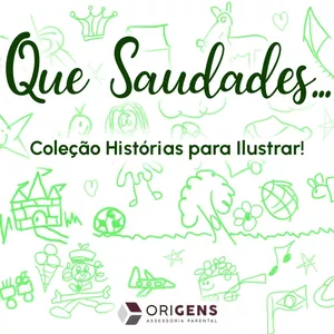 Imagem de capa para o Ebook História para Ilustrar: Que Saudades ( Portuguese learners)