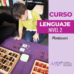 Imagen de portada para Curso online Area de Lenguaje Montessori Nivel 2