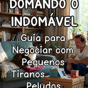 Imagem de capa para o Ebook Domando o Indomável – O Guia Prático para Domesticar Seu Gato